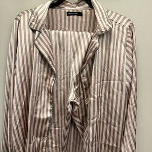 matching satin pj set